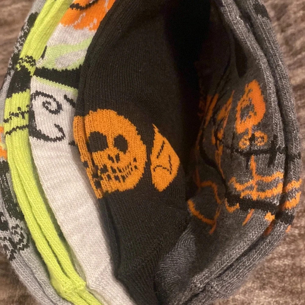 Disney The Nightmare Before Christmas 5 Pairs‎ of No Show Socks